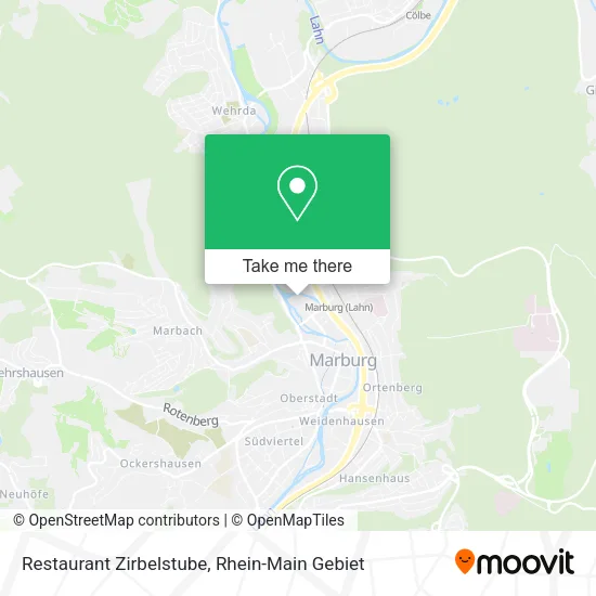 Карта Restaurant Zirbelstube