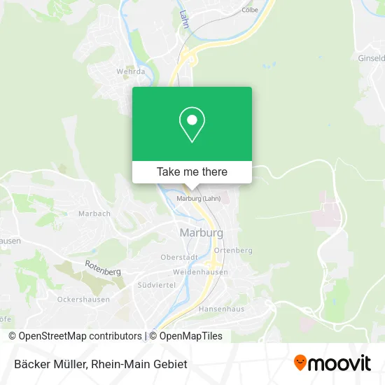 Bäcker Müller map