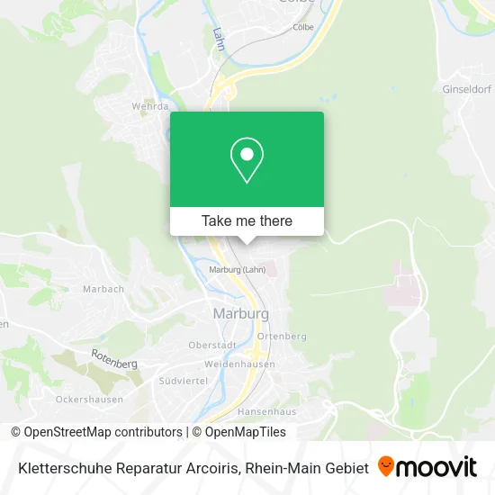 Карта Kletterschuhe Reparatur Arcoiris