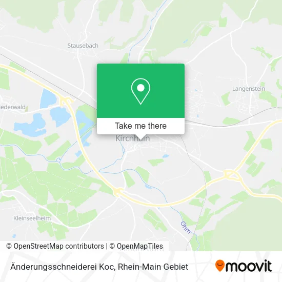 Карта Änderungsschneiderei Koc