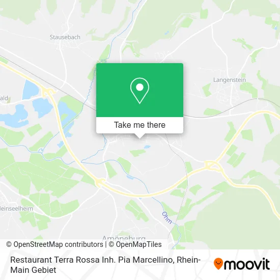 Карта Restaurant Terra Rossa Inh. Pia Marcellino