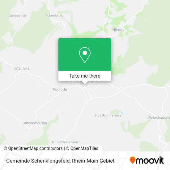 Карта Gemeinde Schenklengsfeld