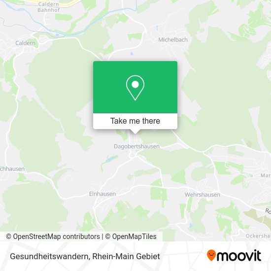 Карта Gesundheitswandern