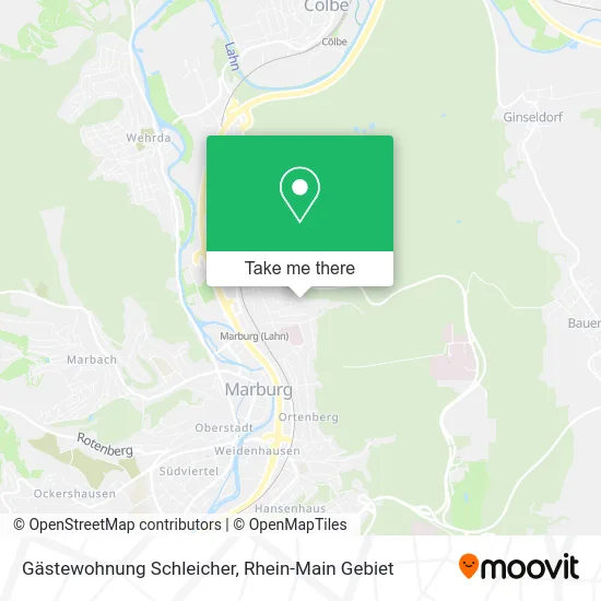 Gästewohnung Schleicher map