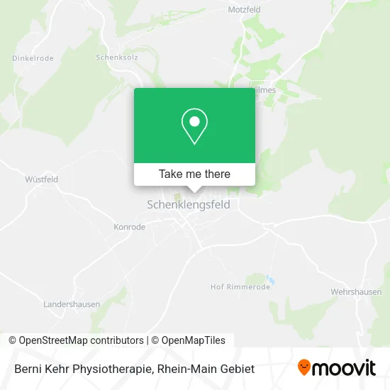 Карта Berni Kehr Physiotherapie