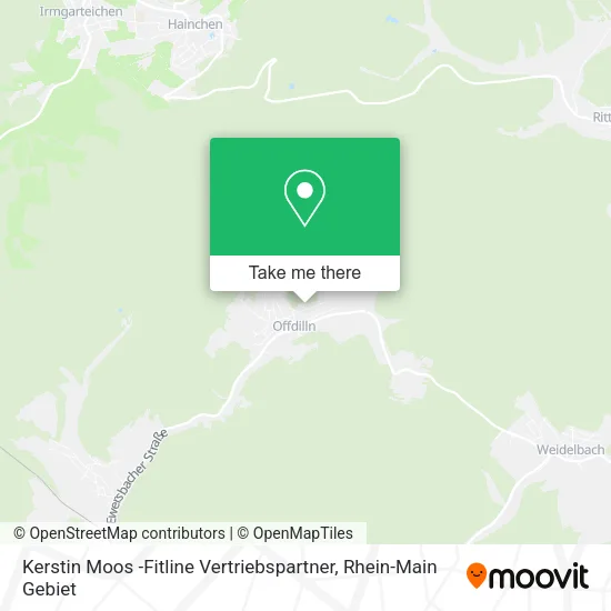 Карта Kerstin Moos -Fitline Vertriebspartner