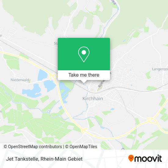 Карта Jet Tankstelle