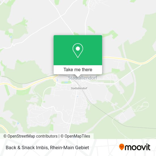 Back & Snack Imbis map