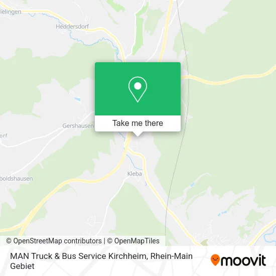 Карта MAN Truck & Bus Service Kirchheim