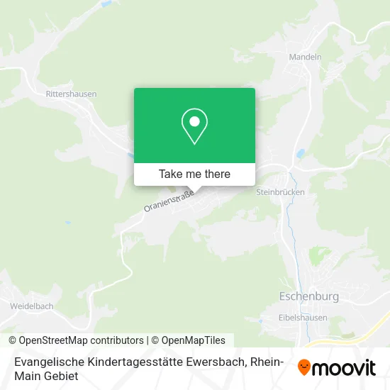 Карта Evangelische Kindertagesstätte Ewersbach