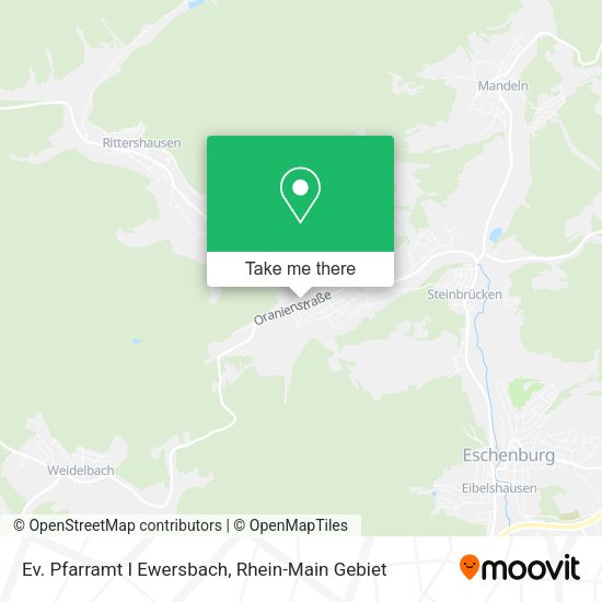 Карта Ev. Pfarramt I Ewersbach