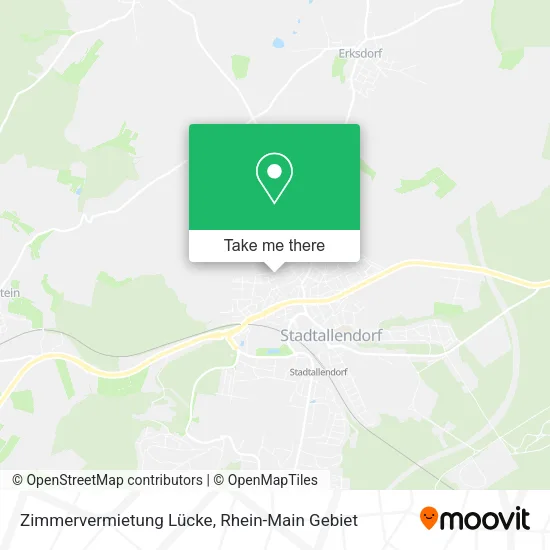 Карта Zimmervermietung Lücke