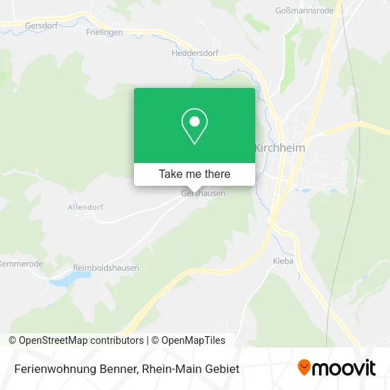 Карта Ferienwohnung Benner