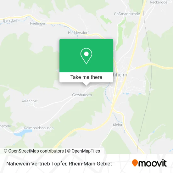 Карта Nahewein Vertrieb Töpfer