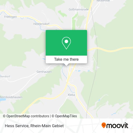 Карта Hess Service
