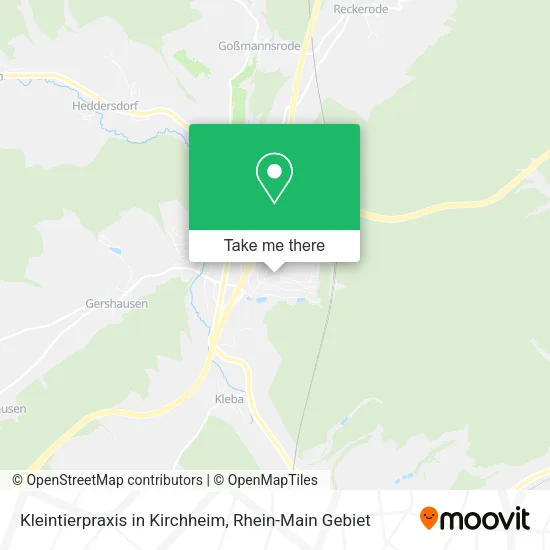 Карта Kleintierpraxis in Kirchheim