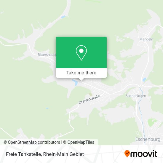 Карта Freie Tankstelle