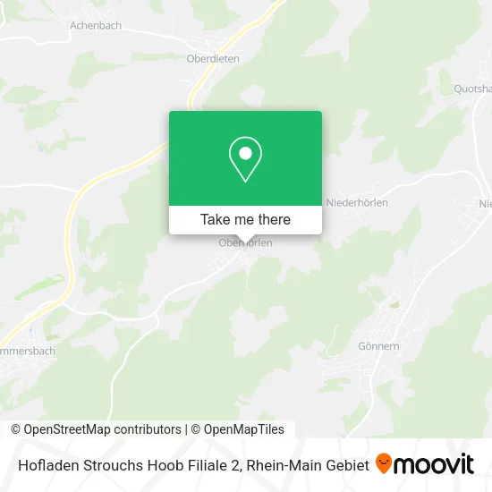 Карта Hofladen Strouchs Hoob Filiale 2