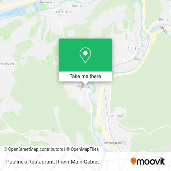Карта Pauline's Restaurant