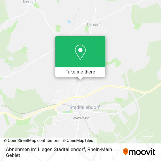 Карта Abnehmen im Liegen Stadtallendorf