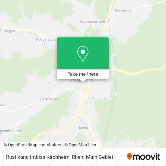 Карта Rustikana Imbiss Kirchheim
