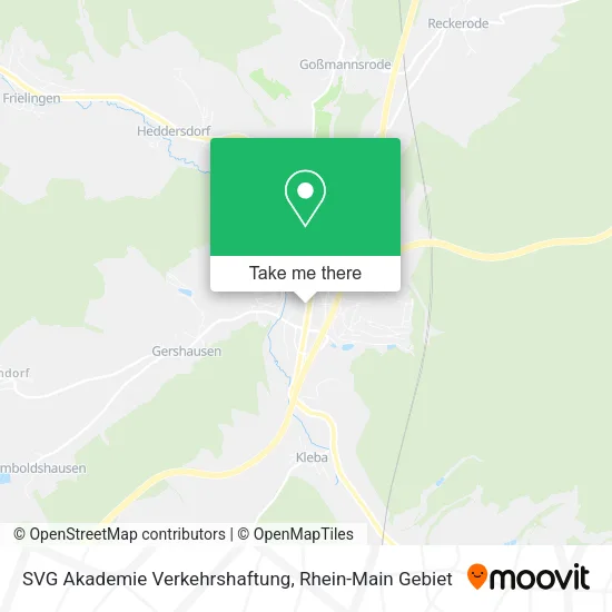 Карта SVG Akademie Verkehrshaftung