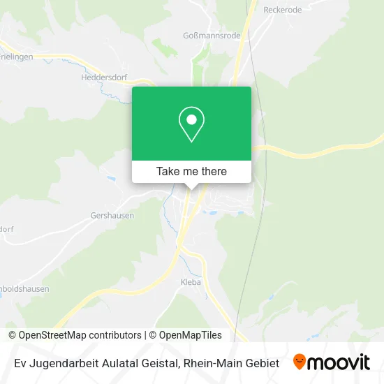 Карта Ev Jugendarbeit Aulatal Geistal