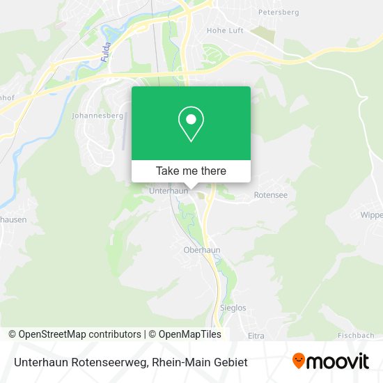 Карта Unterhaun Rotenseerweg