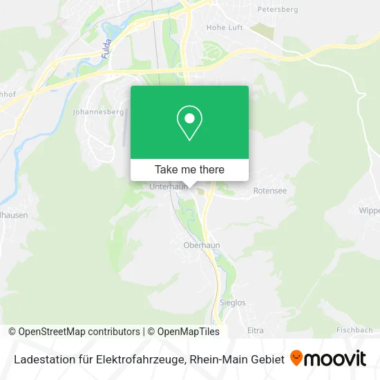 Карта Ladestation für Elektrofahrzeuge