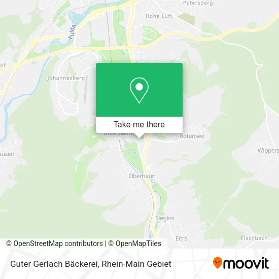 Карта Guter Gerlach Bäckerei