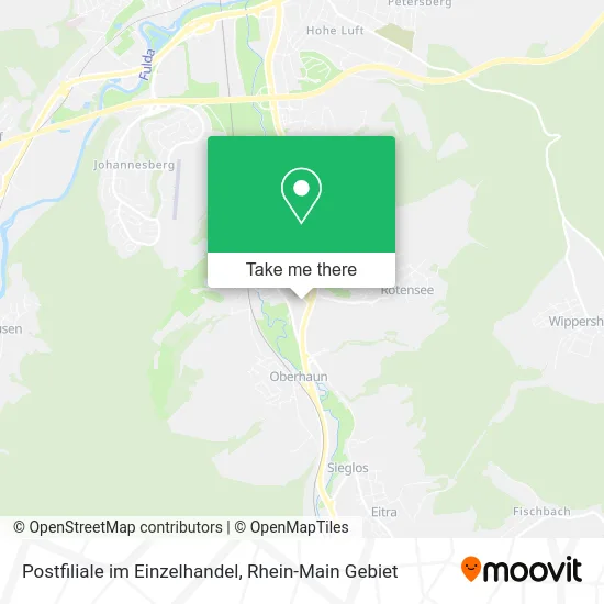 Карта Postfiliale im Einzelhandel