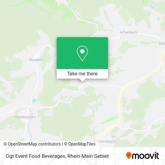 Карта Dgt Event Food Beverages