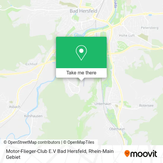 Карта Motor-Flieger-Club E.V Bad Hersfeld