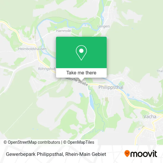 Карта Gewerbepark Philippsthal