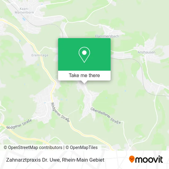 Карта Zahnarztpraxis Dr. Uwe
