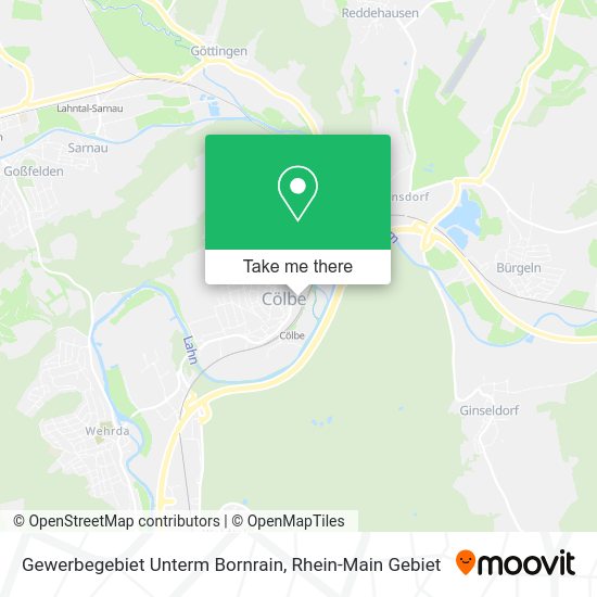 Карта Gewerbegebiet Unterm Bornrain