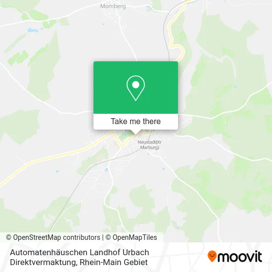 Карта Automatenhäuschen Landhof Urbach Direktvermaktung