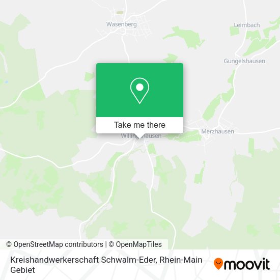 Карта Kreishandwerkerschaft Schwalm-Eder