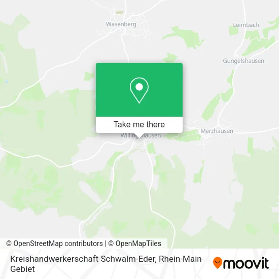 Карта Kreishandwerkerschaft Schwalm-Eder