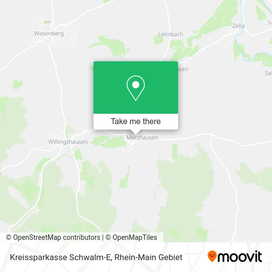 Карта Kreissparkasse Schwalm-E