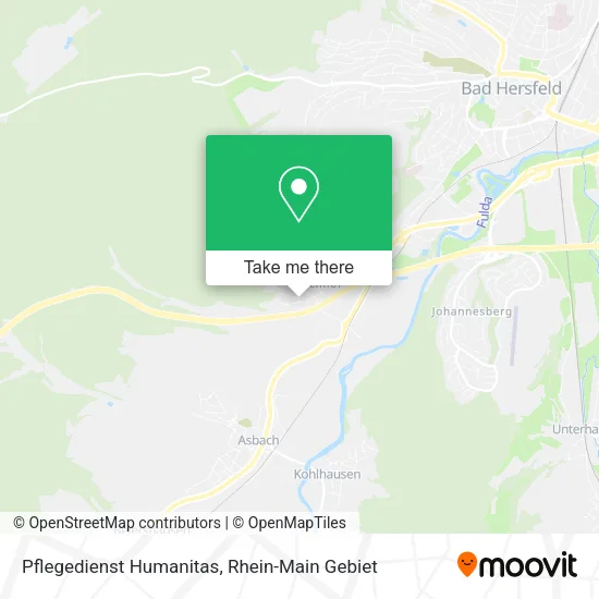 Карта Pflegedienst Humanitas