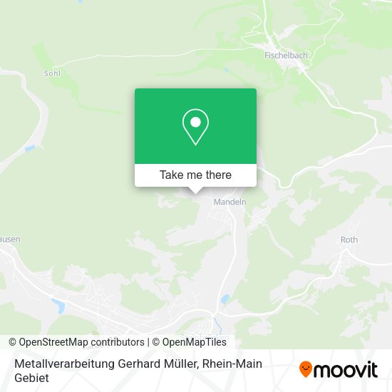 Карта Metallverarbeitung Gerhard Müller