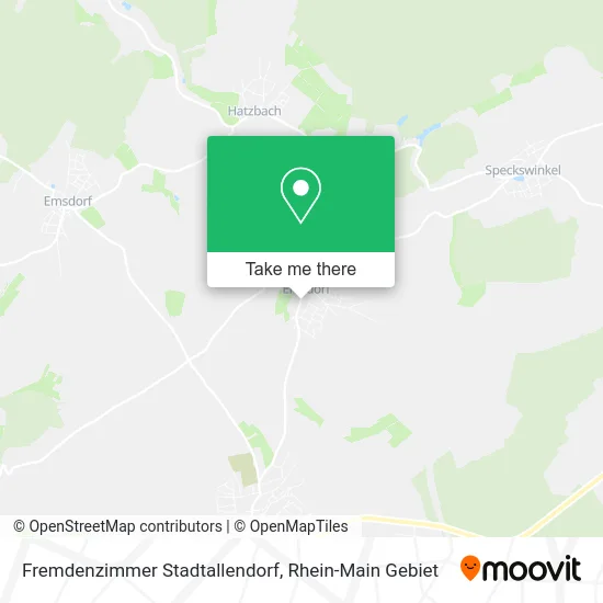 Карта Fremdenzimmer Stadtallendorf