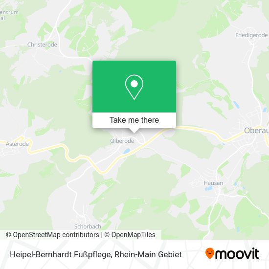 Карта Heipel-Bernhardt Fußpflege