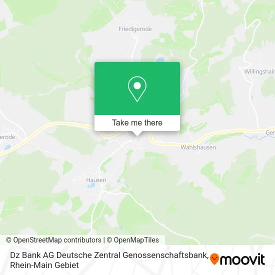 Карта Dz Bank AG Deutsche Zentral Genossenschaftsbank