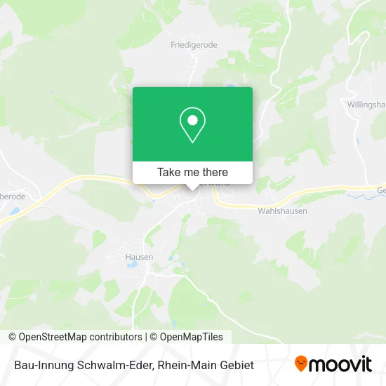 Карта Bau-Innung Schwalm-Eder