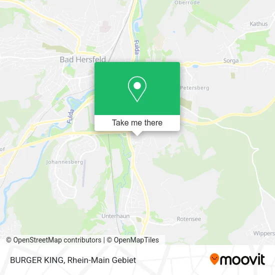 Карта BURGER KING
