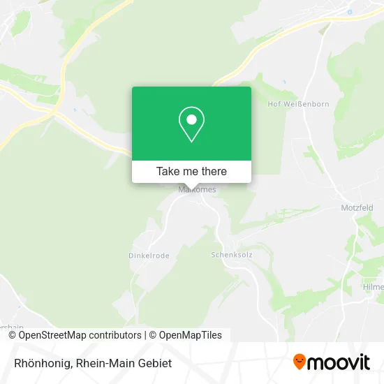 Карта Rhönhonig