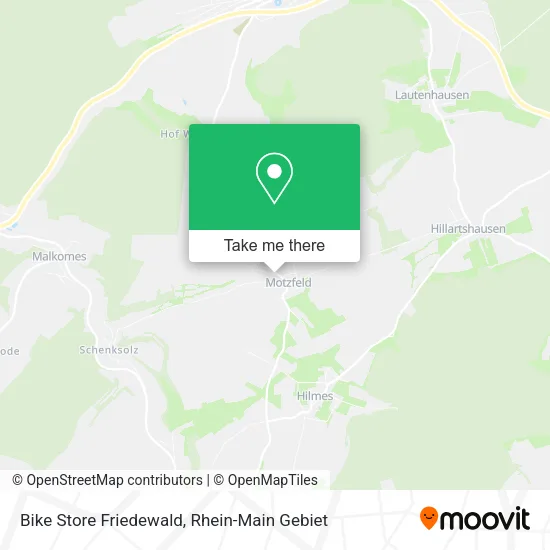 Карта Bike Store Friedewald