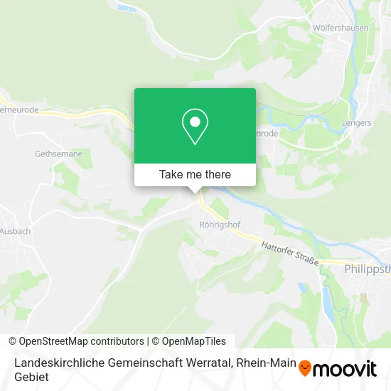 Карта Landeskirchliche Gemeinschaft Werratal